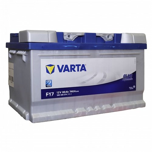 VARTA Blue Dynamic AGM 80Ah прямая
