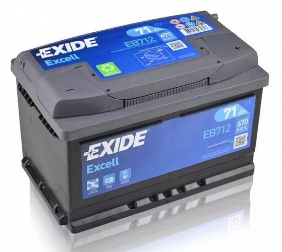 Exide EFB 70Ah прямая