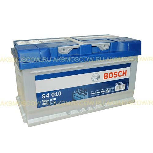 BOSCH S5 AGM 80Ah прямая